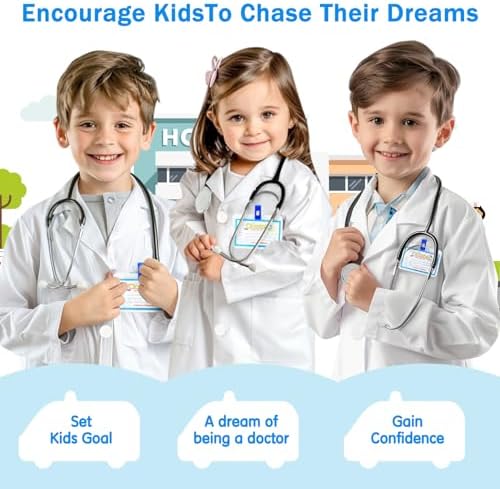 Real-Working Doctor Costume for Kids