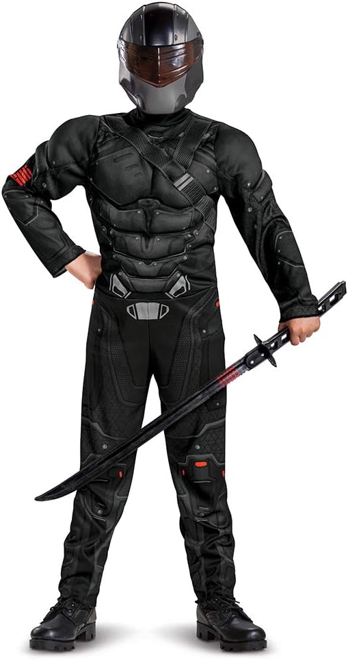 HD Disguise Snake Eyes Costume for Kids Officially Licensed
