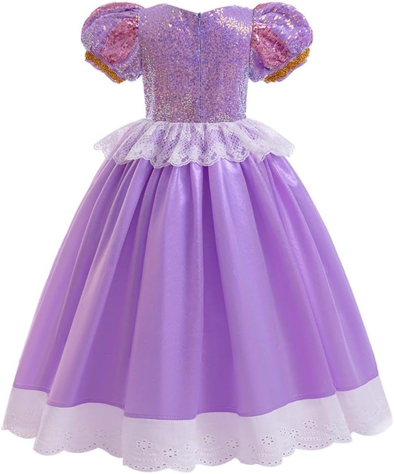 REXREII Sofia Princess Costume for Girls 10-11T