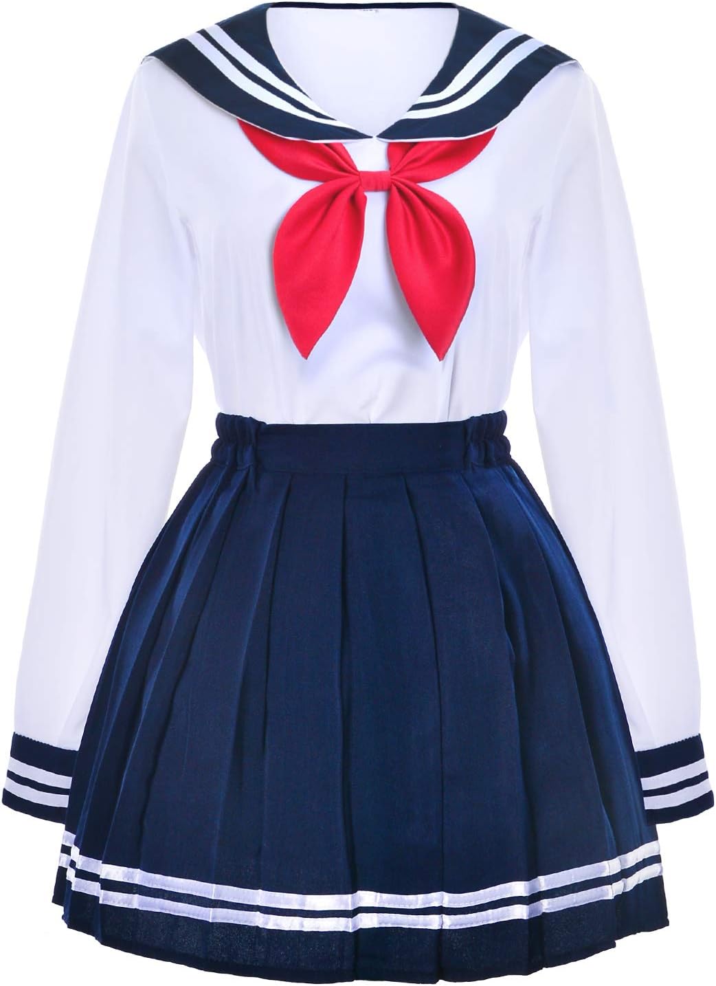 Unique Japanese Sailor School Girls Uniform