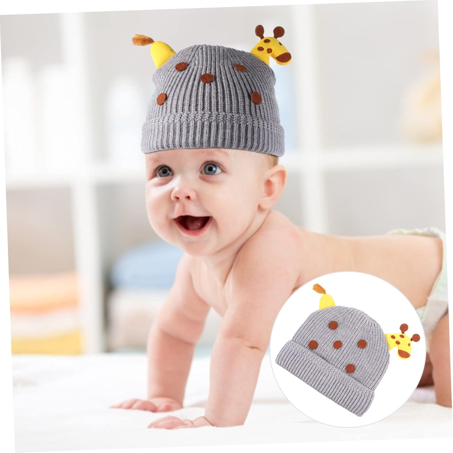 Cection Wool Beanie for Toddler Girls