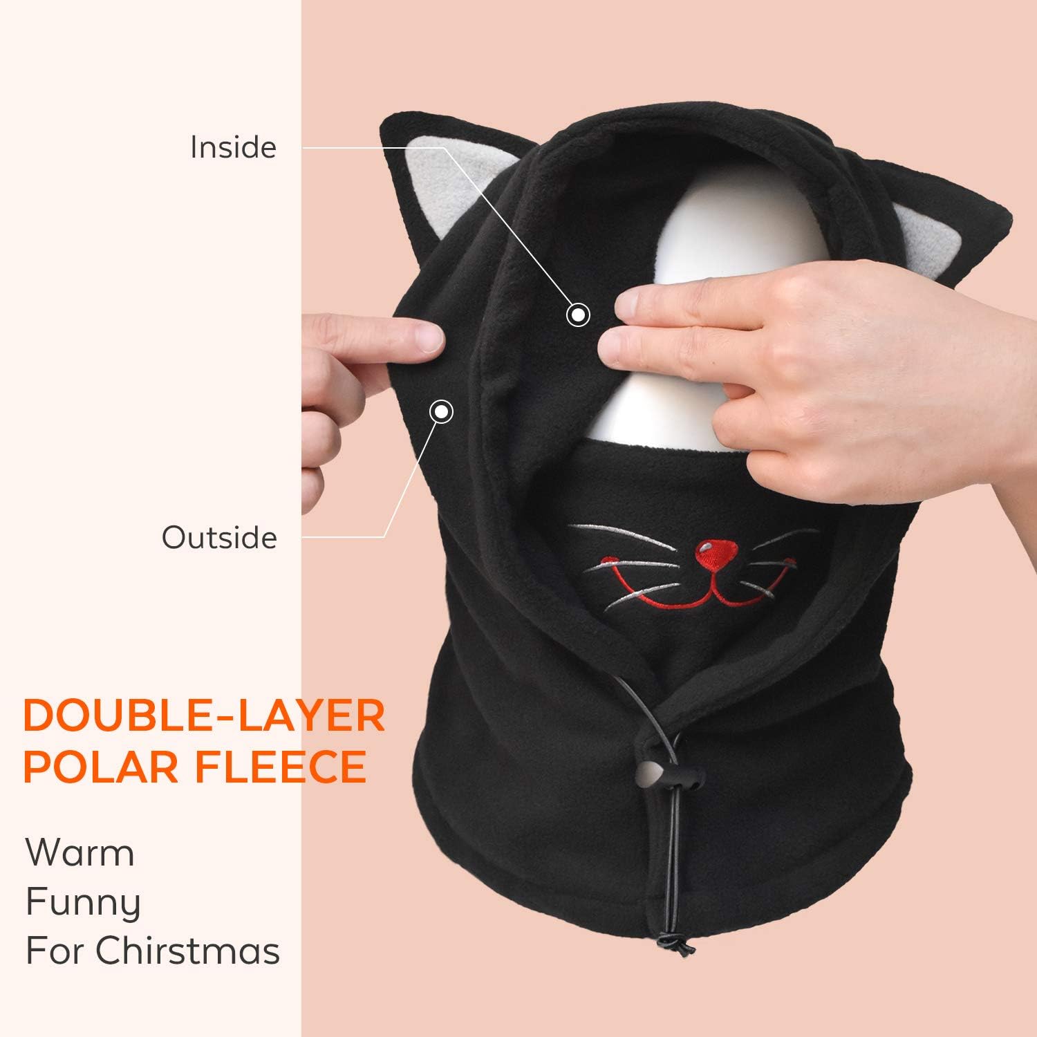 BLUEMARS Windproof Kids Balaclava Ski Mask