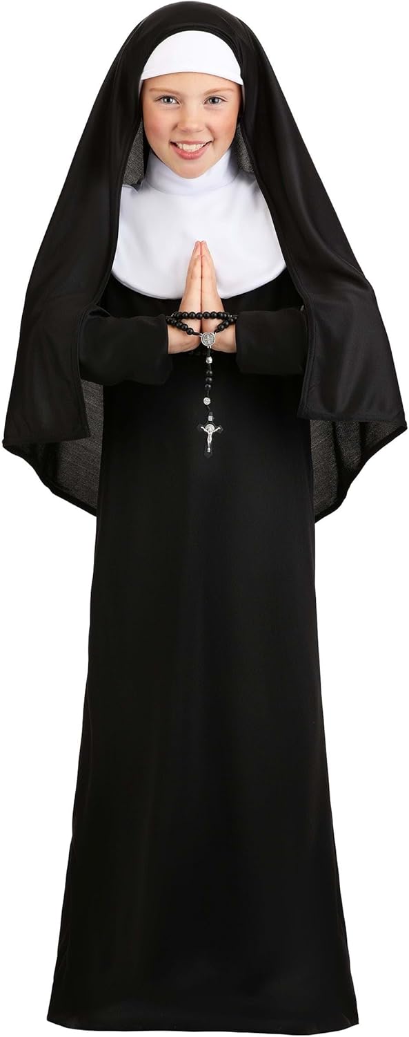 Diva Kids Nun Costume - Faithfully Crafted Enjoyable Day