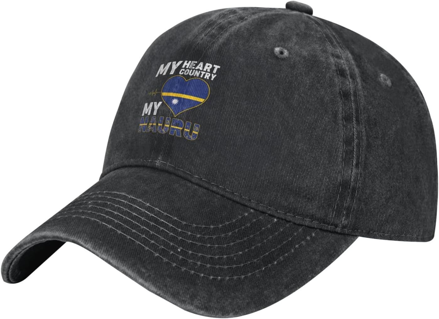 My Heart My Country Nauru Baseball Cap