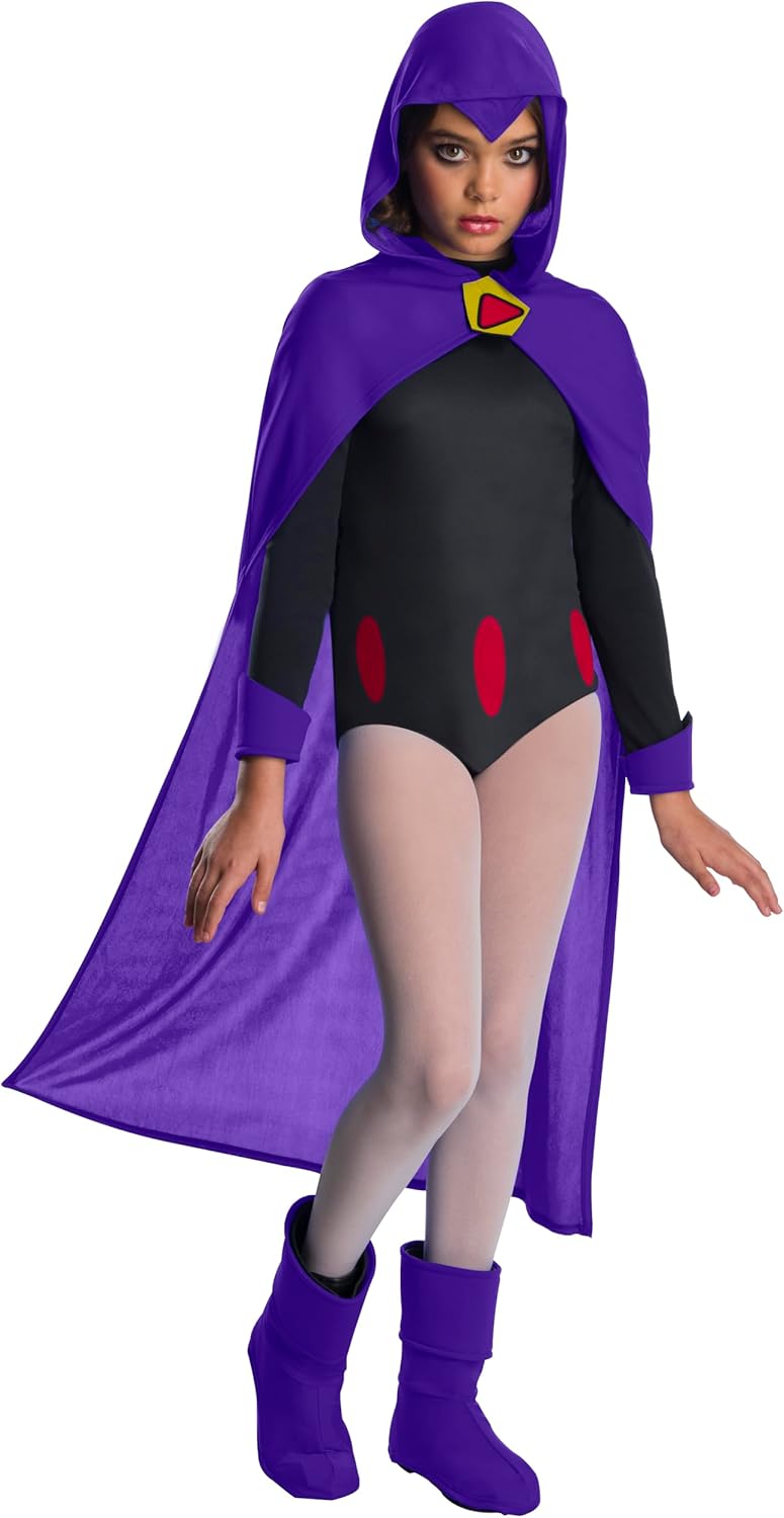 Teen Titans Go Movie Deluxe Raven Costume for Girls