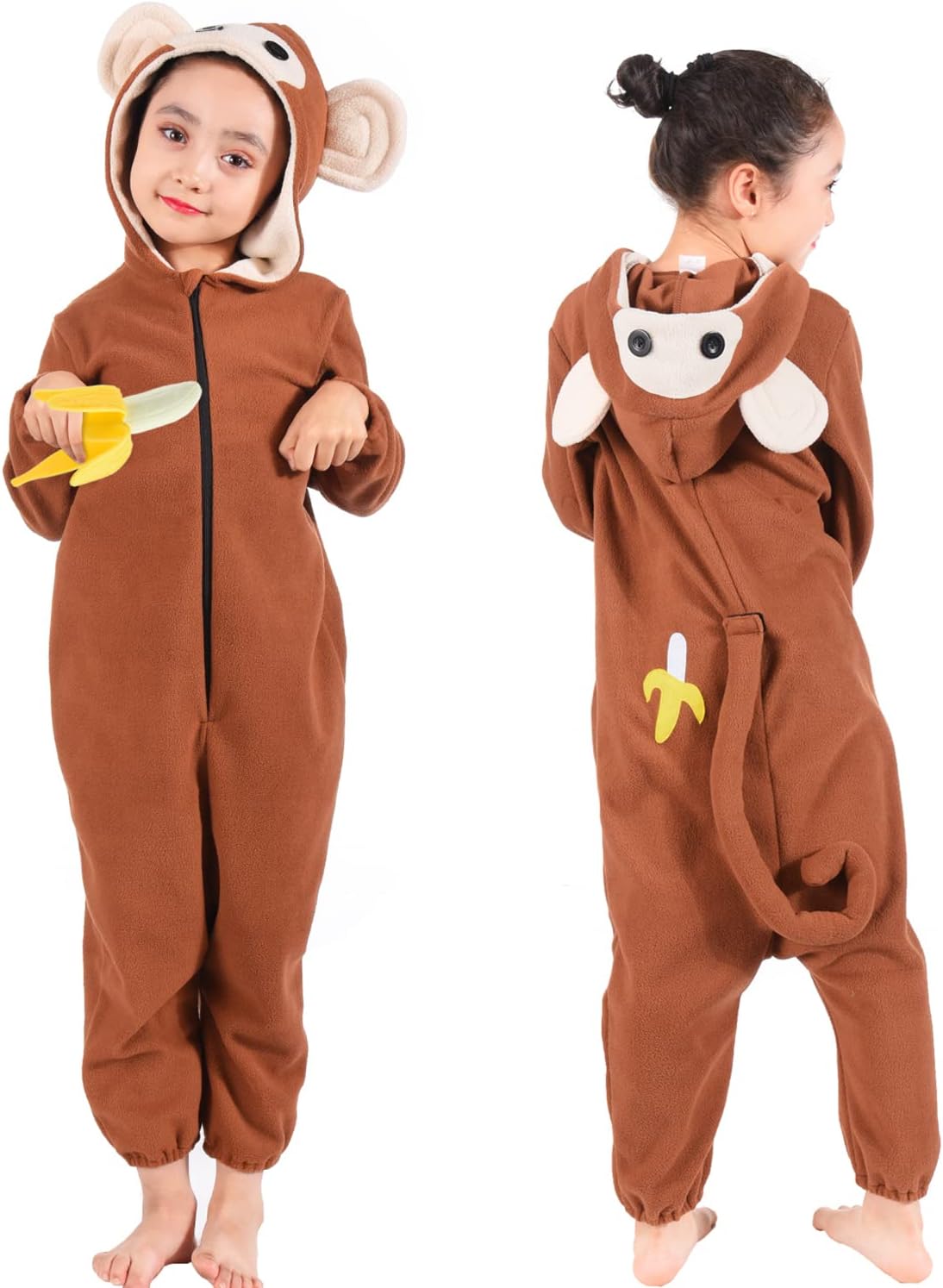 Tao-Ge Kids Monkey Onesie with Banana Accessories