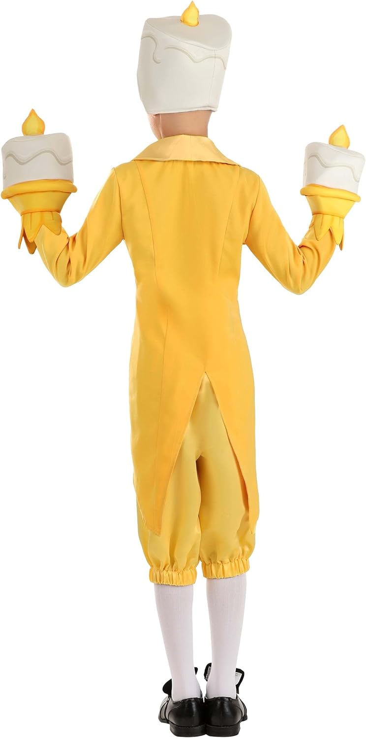 Fun Costumes Kids Beauty and the Beast Lumiere Costume Medium