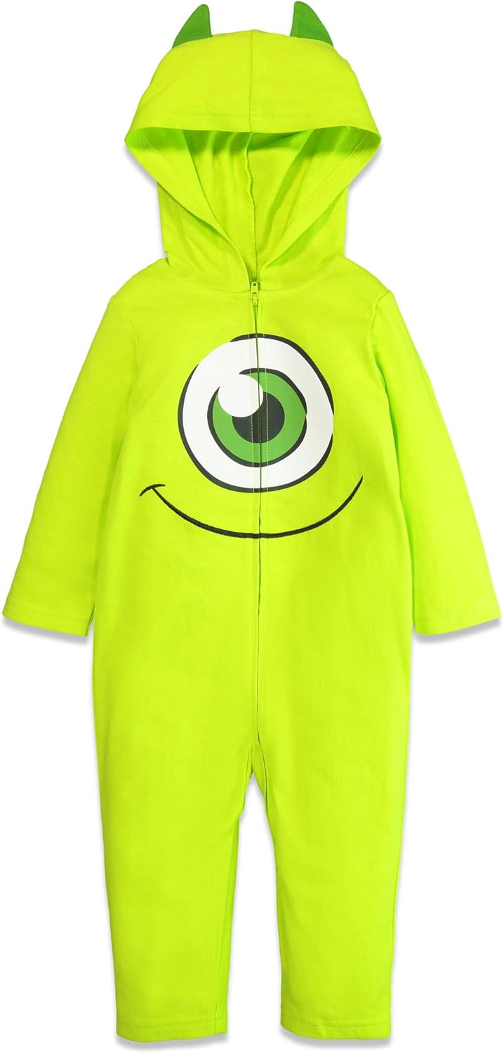 Disney Pixar Monsters Inc Mike Zip Up Coverall