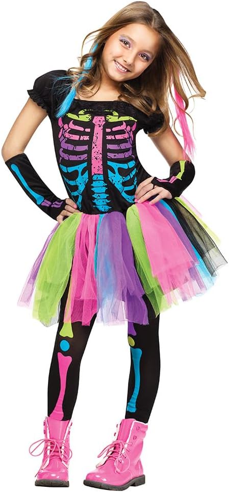 Fun World Girls - funky punky skeleton dress MaternityPregnancy