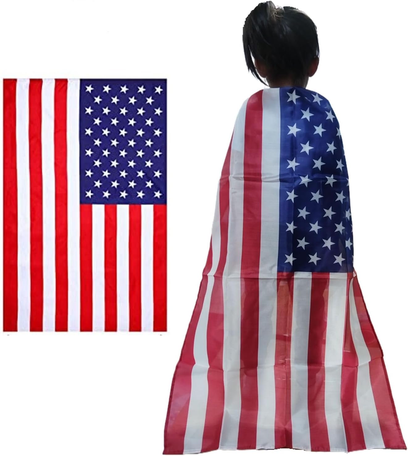 4th of July Boys American Flag Kap Patriotic US Costume