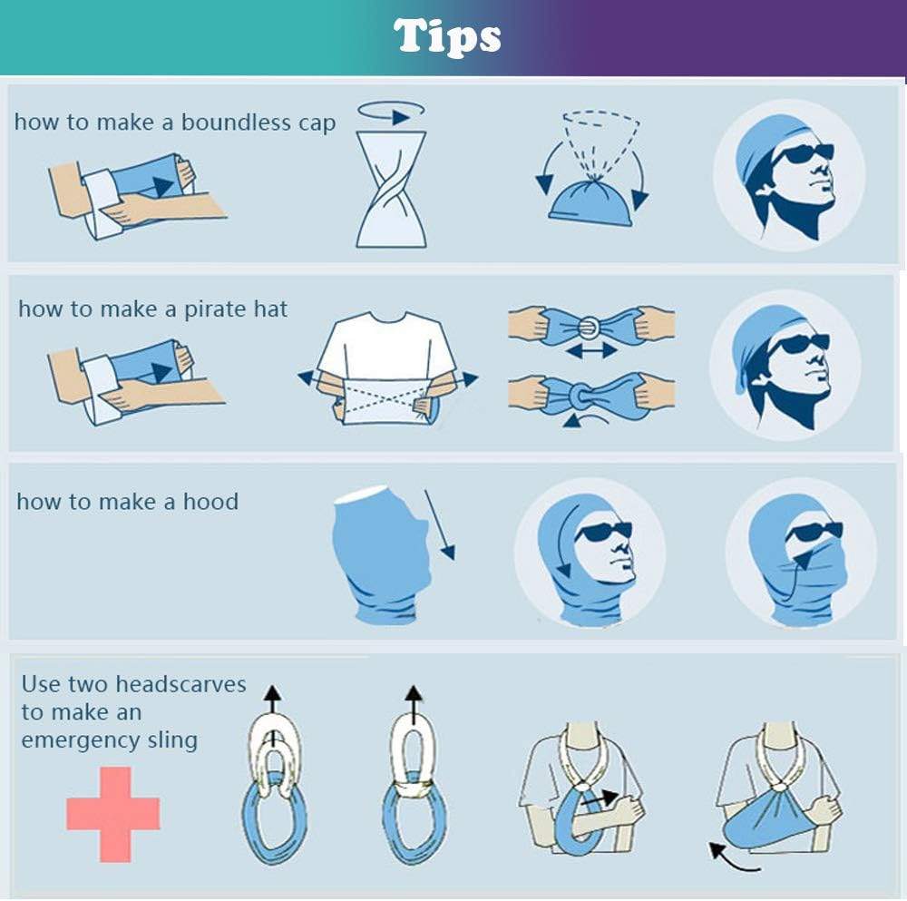 Sidasion UV-Protecting Neck Gaiter Mask for Men Women