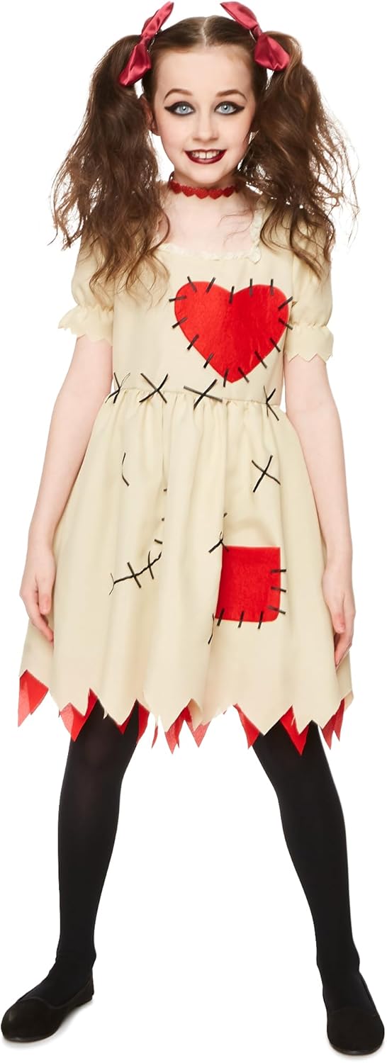 Perfect Voodoo Doll Dress Girls Costume X-Large