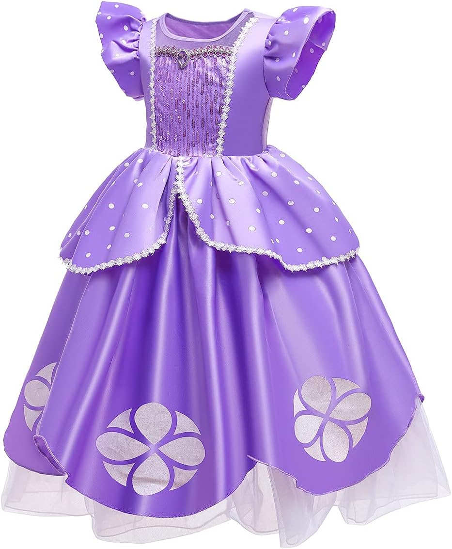 Sofia the First Princess Party Costume for Girls