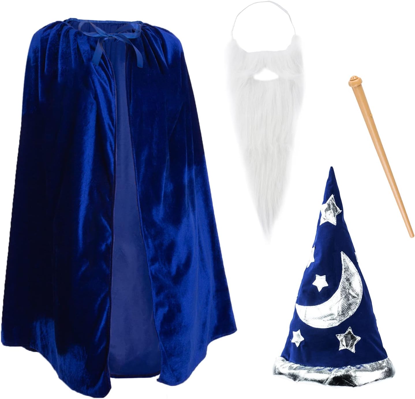 Amazing Wizard Costume for Kids 4 Piece Set
