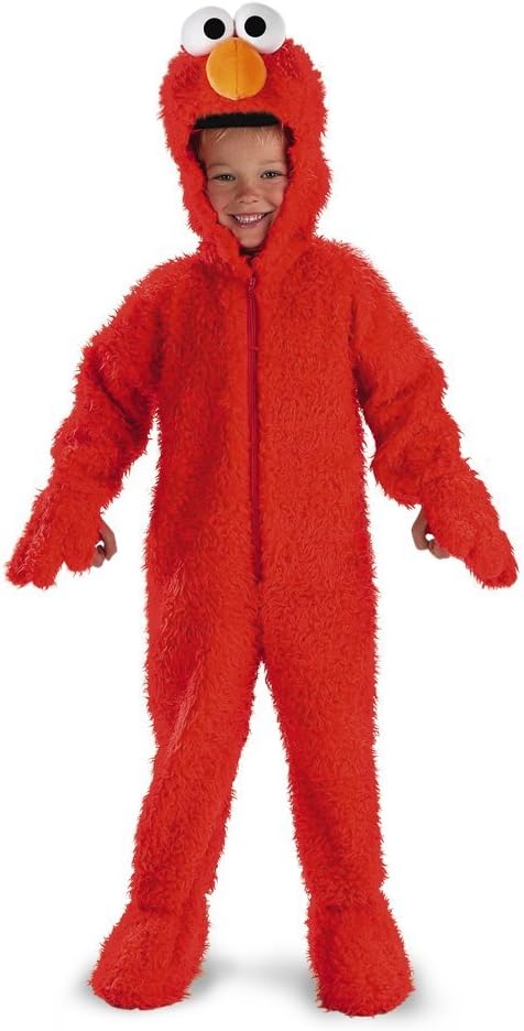 Sesame Street Elmo Deluxe Plush Costume 3T-4T Red