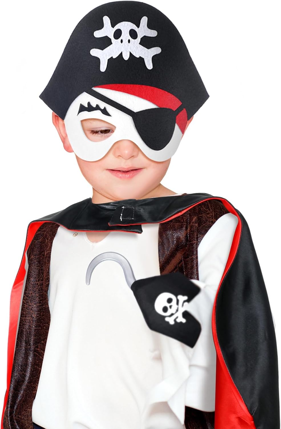 Bencailor Pirate Costume 6 Pcs Kids Boy Costume