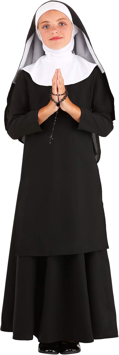 Fun Costumes Deluxe Nun Costume for Kids