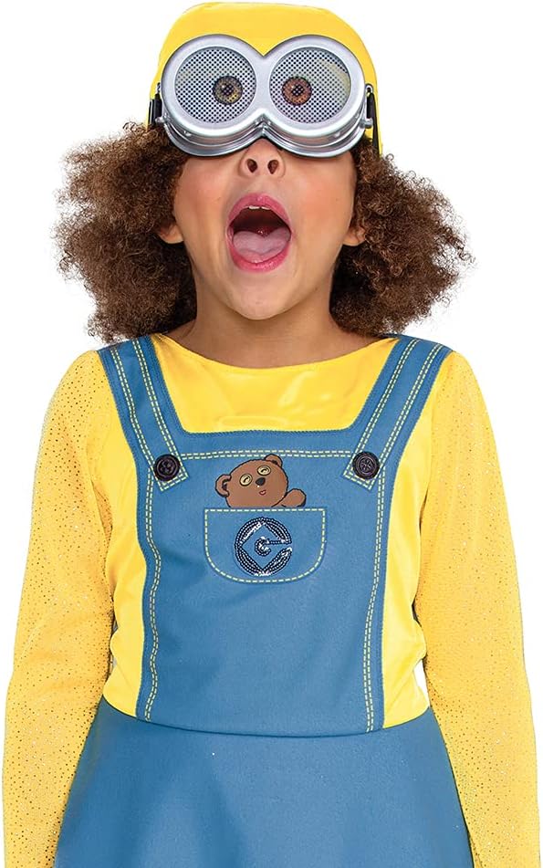 Bob Minion Girl Costume for Kids - Official Minion Outfit