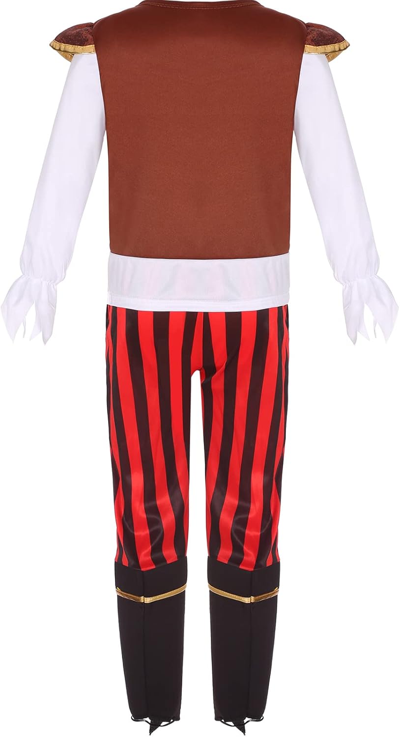 Boys Deluxe Pirate Costume with Accessories