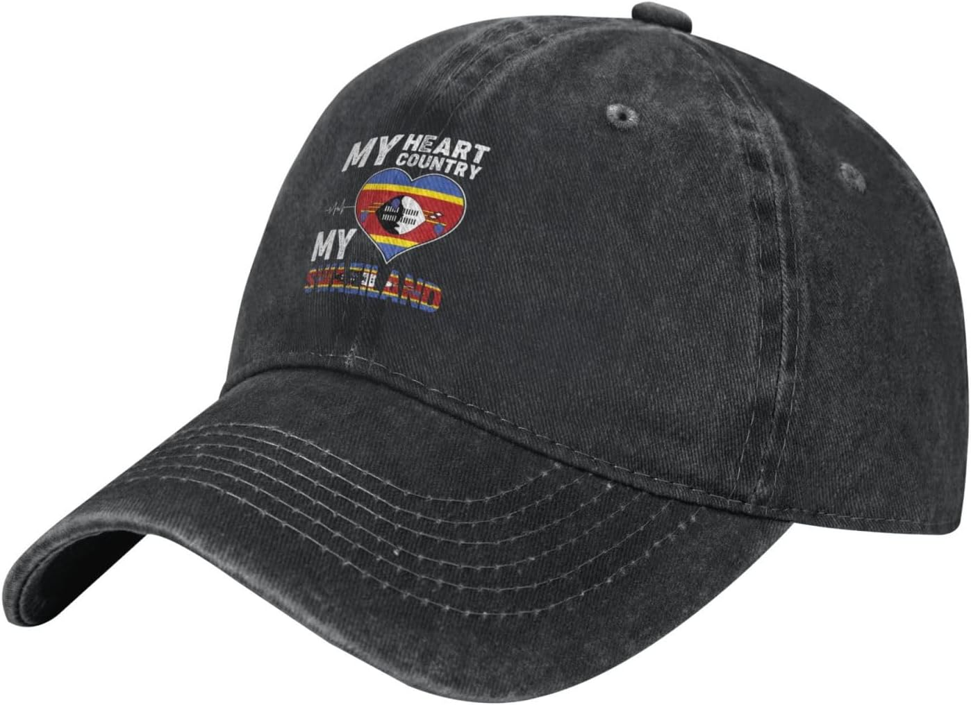 My Heart My Country My Swaziland Baseball Cap Dad Hat