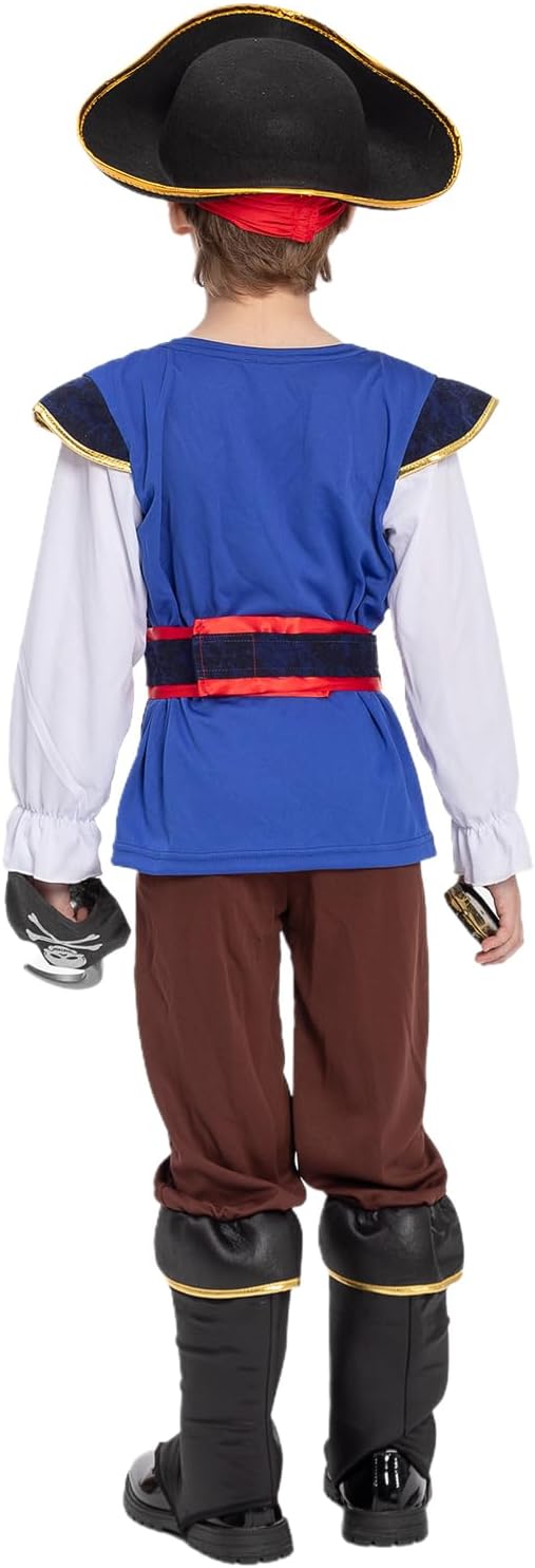 JAZGROM Kids Pirate Treasure Hammock Costume