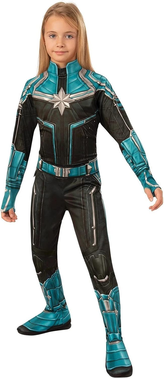 Rubies Captain Marvel Jumpsuit Costume for Boys