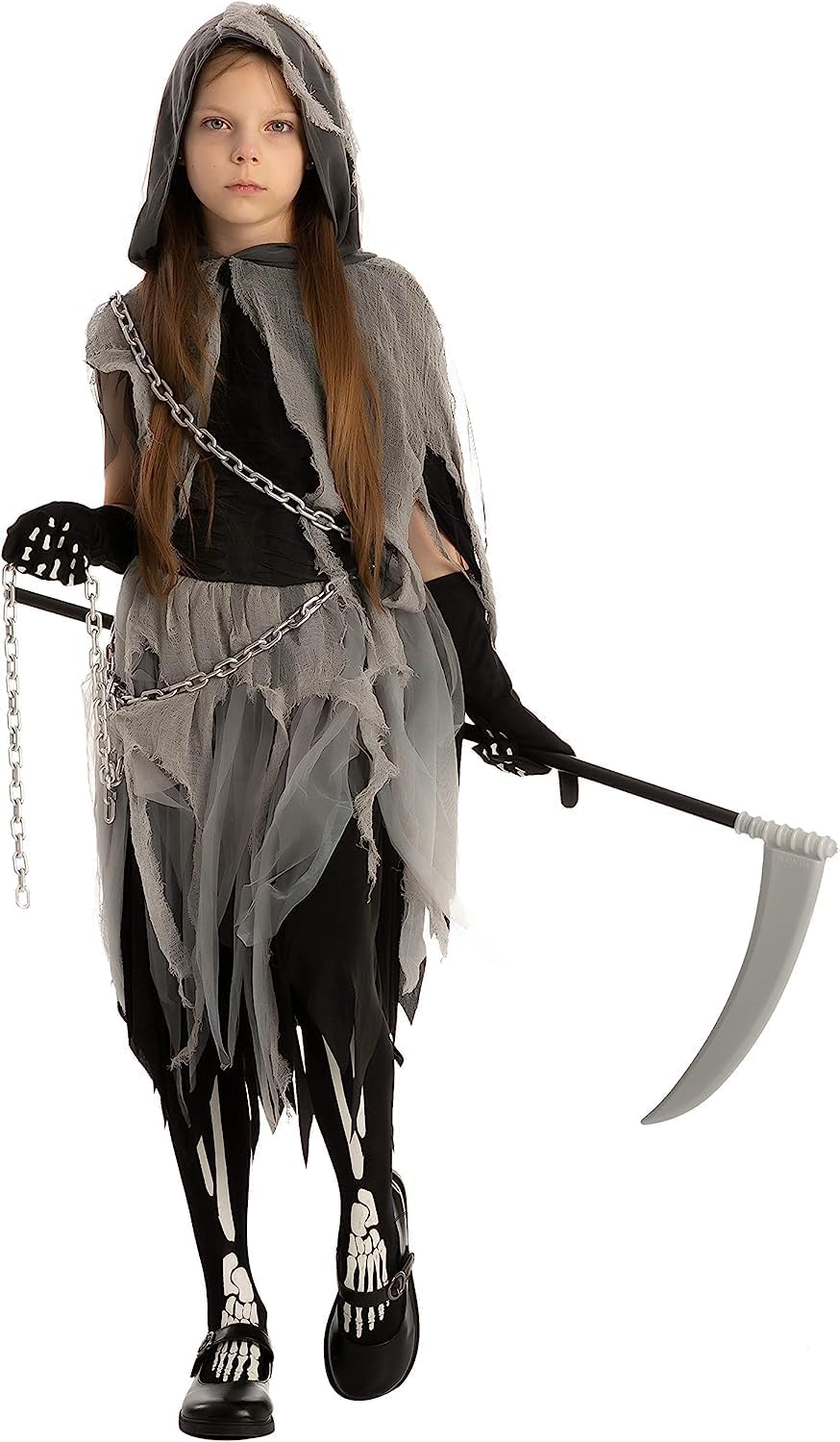 Spooktacular Girls Grim Reaper Costume