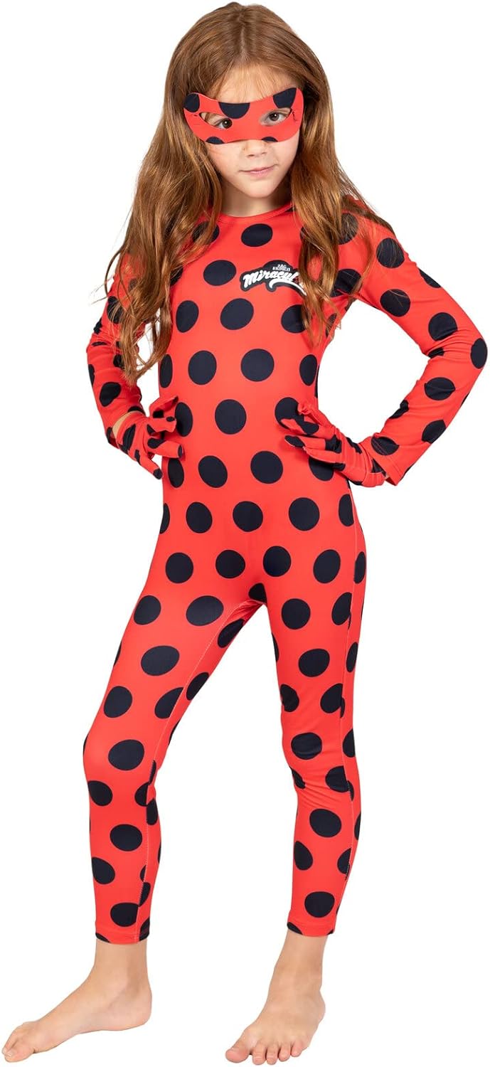 Miraculous Ladybug Girls 3-Piece Halloween Costume Set