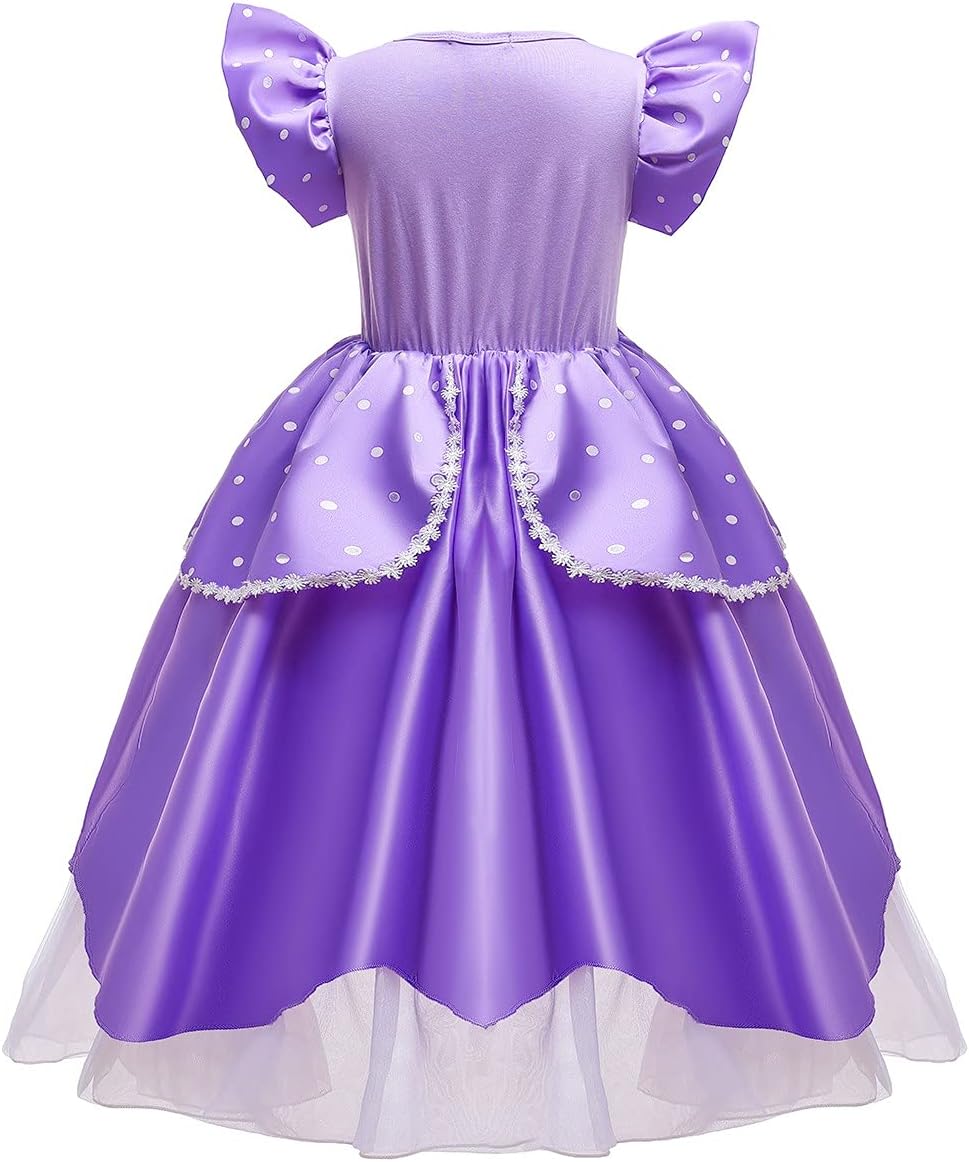 Sofia the First Princess Party Costume for Girls