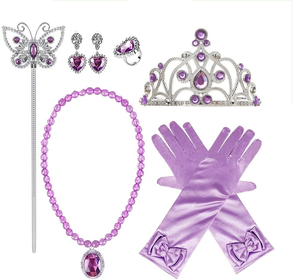 REXREII Sofia Princess Costume for Girls 10-11T