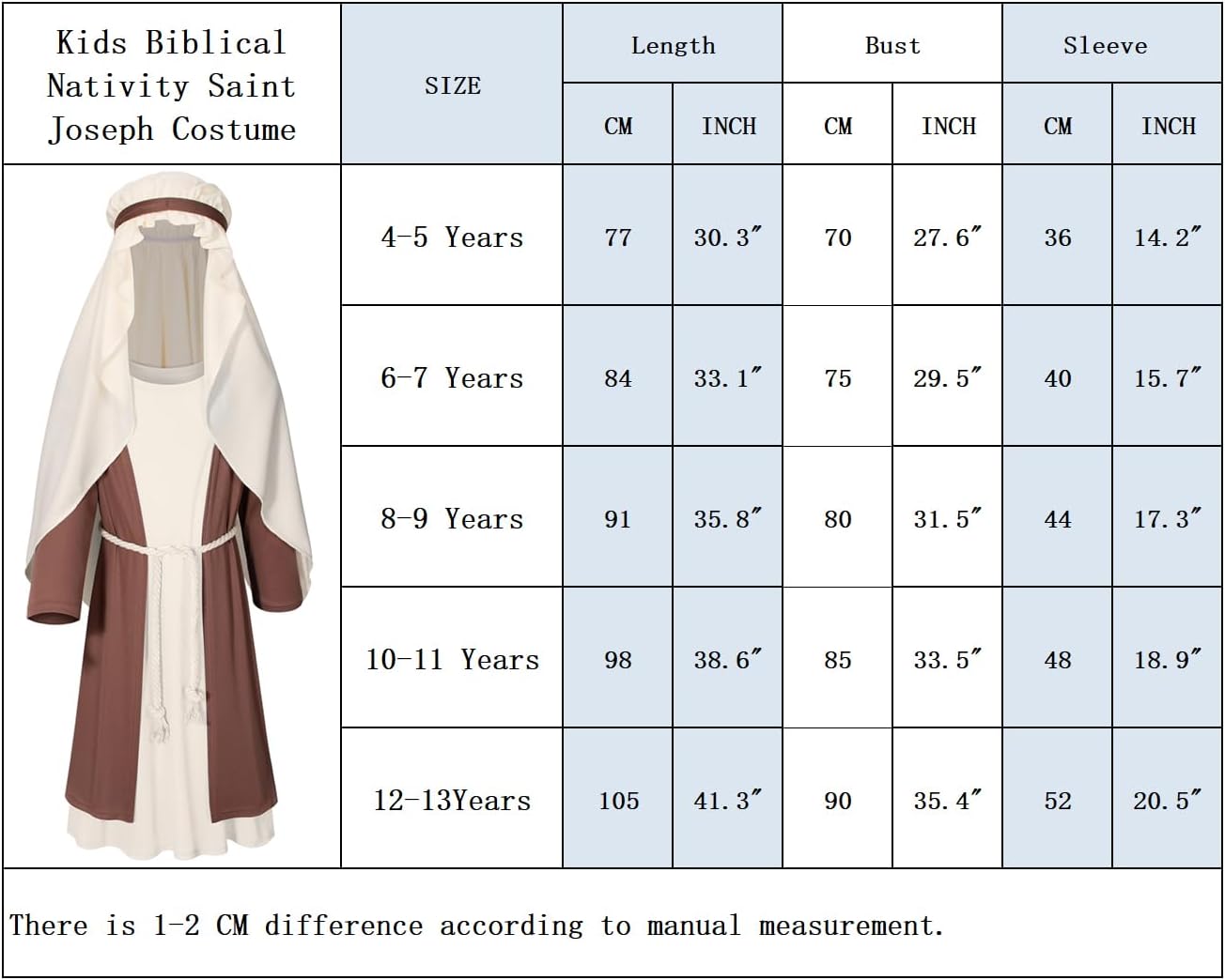 Berryhill Saint Joseph Costume
