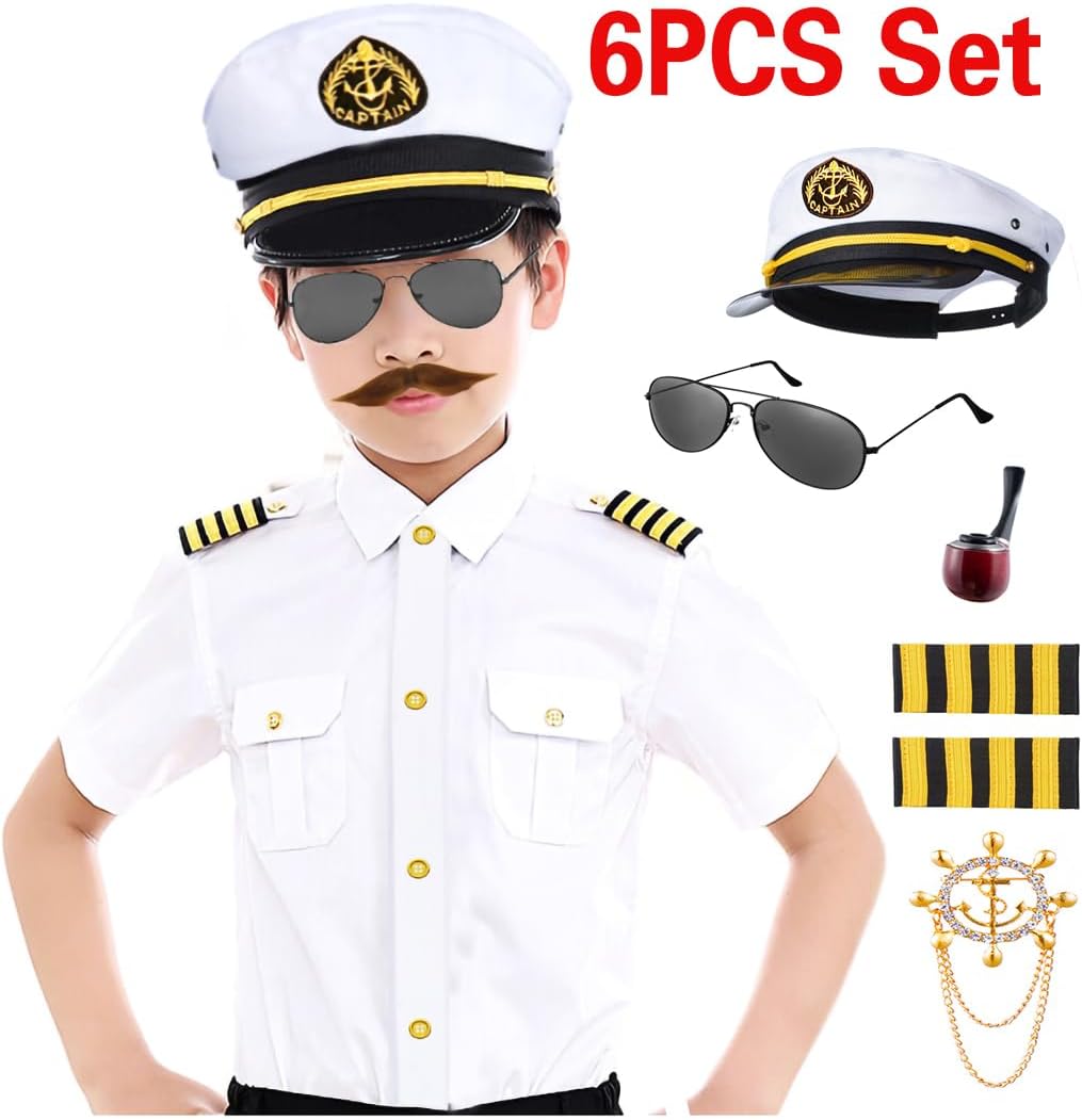 Captain Yacht Sailor - Kids Party Costume