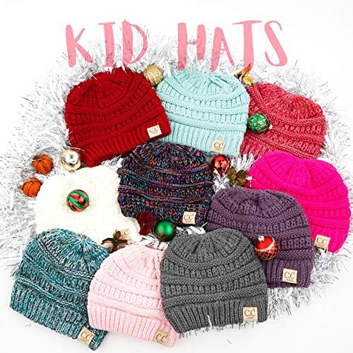 Chunky Skull Beanie for Kids