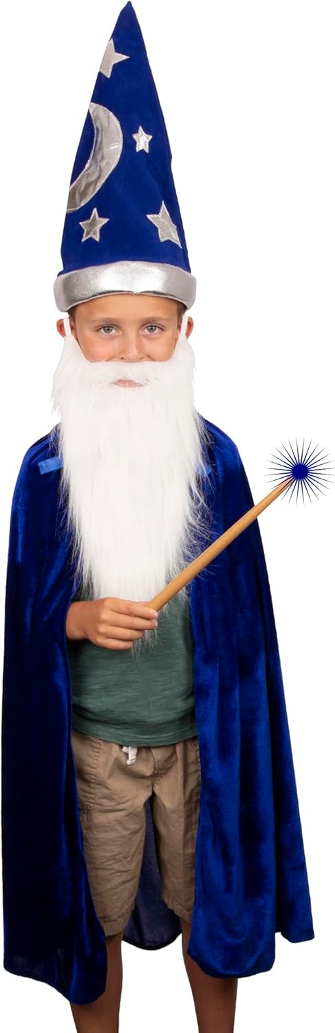 Amazing Wizard Costume for Kids 4 Piece Set