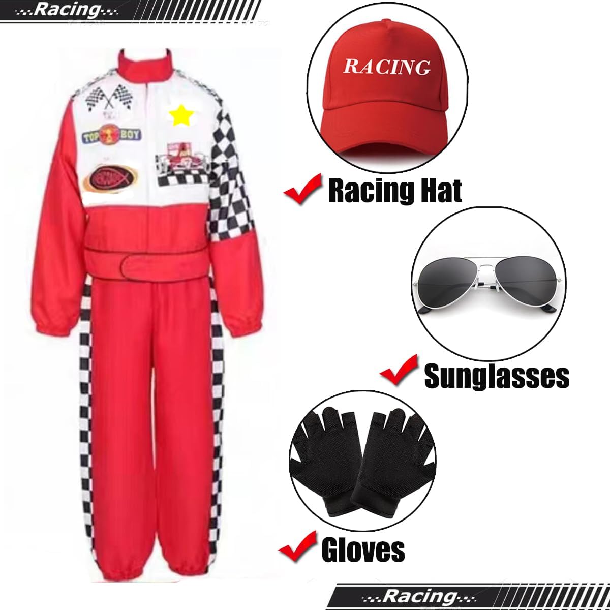 Exciting Race Car Driver Costume for Kids