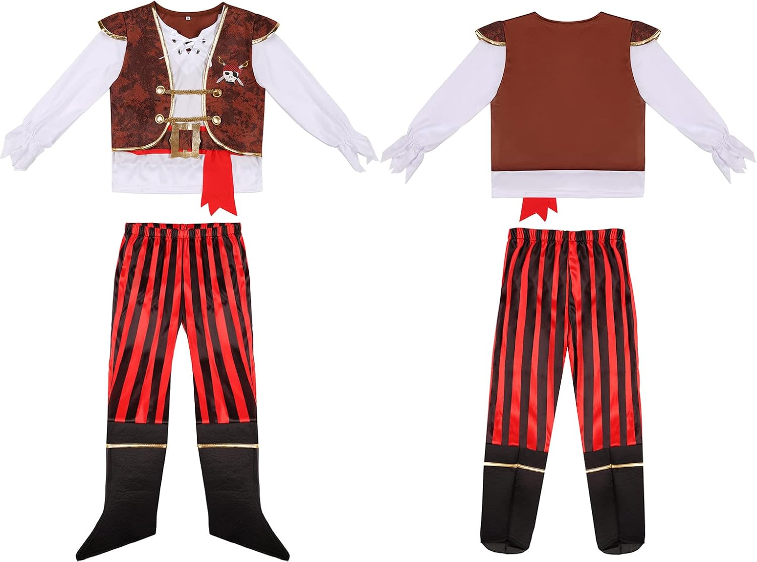 Boys Deluxe Pirate Costume with Accessories