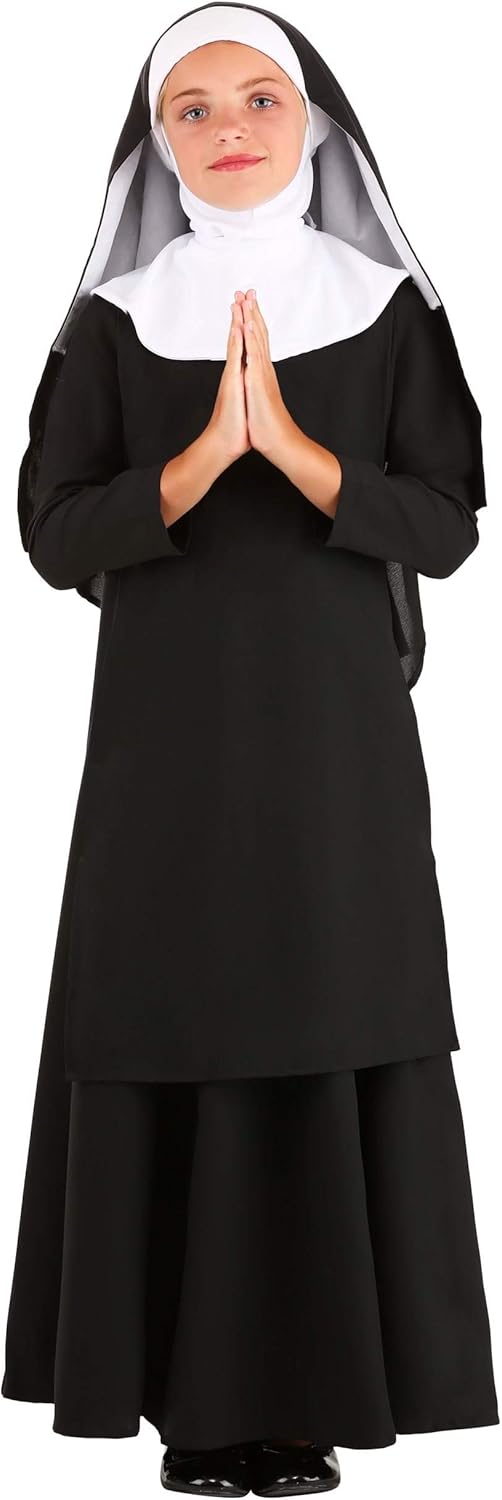 Fun Costumes Deluxe Nun Costume for Kids