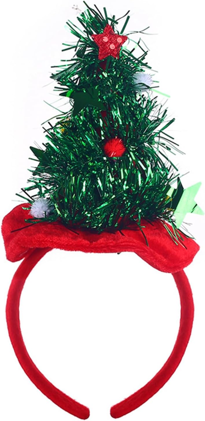 Toddler Girls Christmas Costume Mesh Tulle Dress with LED Headband Set 1