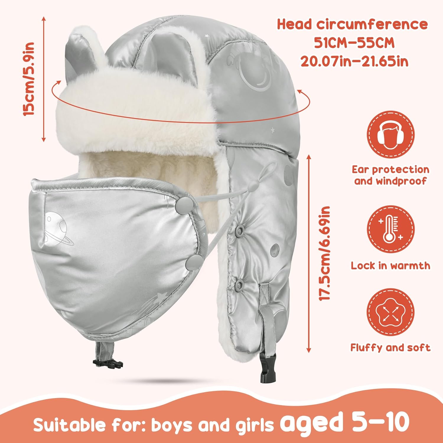 Warm Kids Trapper Hat