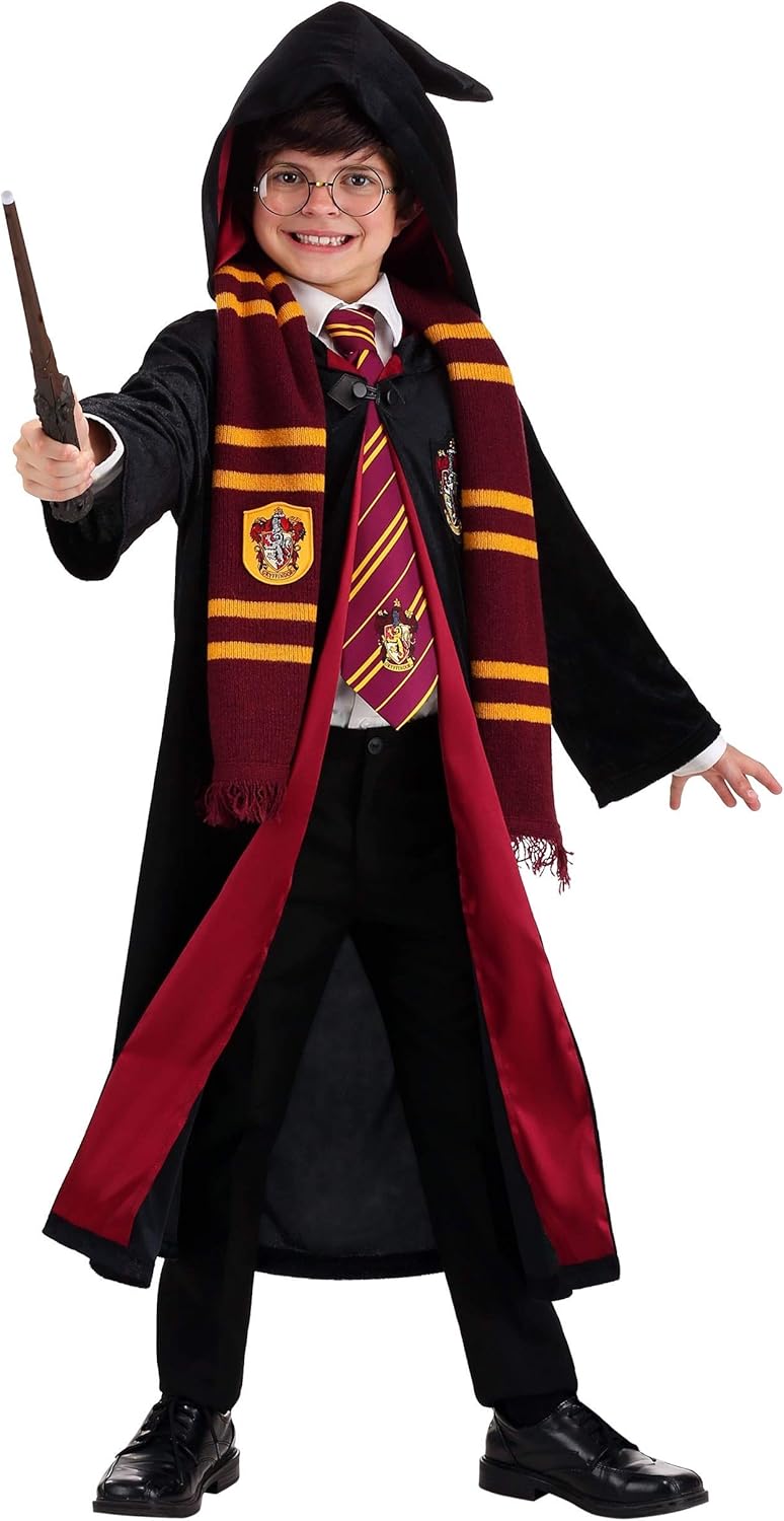 Fun Costumes PreMIUM Deluxe Harry Potter Gryffindor Robe for Kids