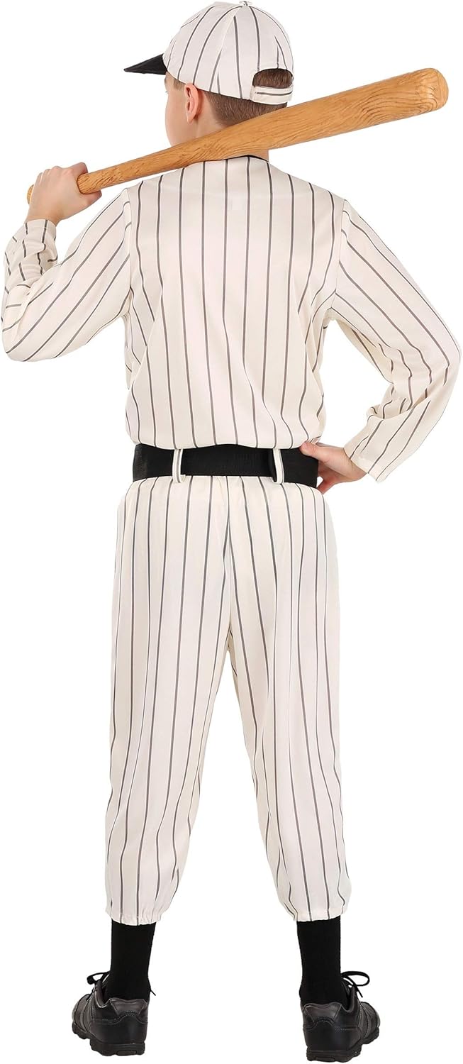 Boys Vintage Baseball Player Costume Set