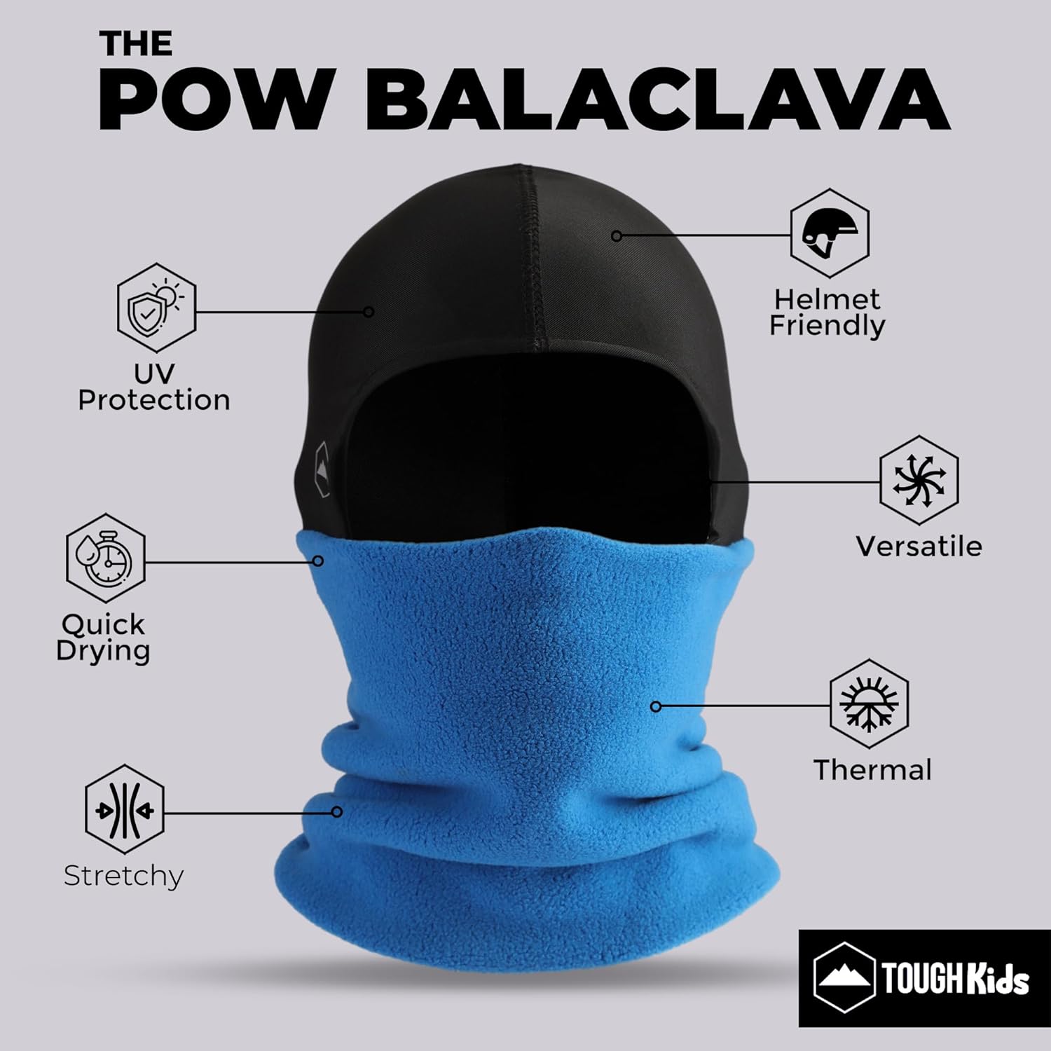 Stay Warm in Style - Kids Ski Neck Gaiter