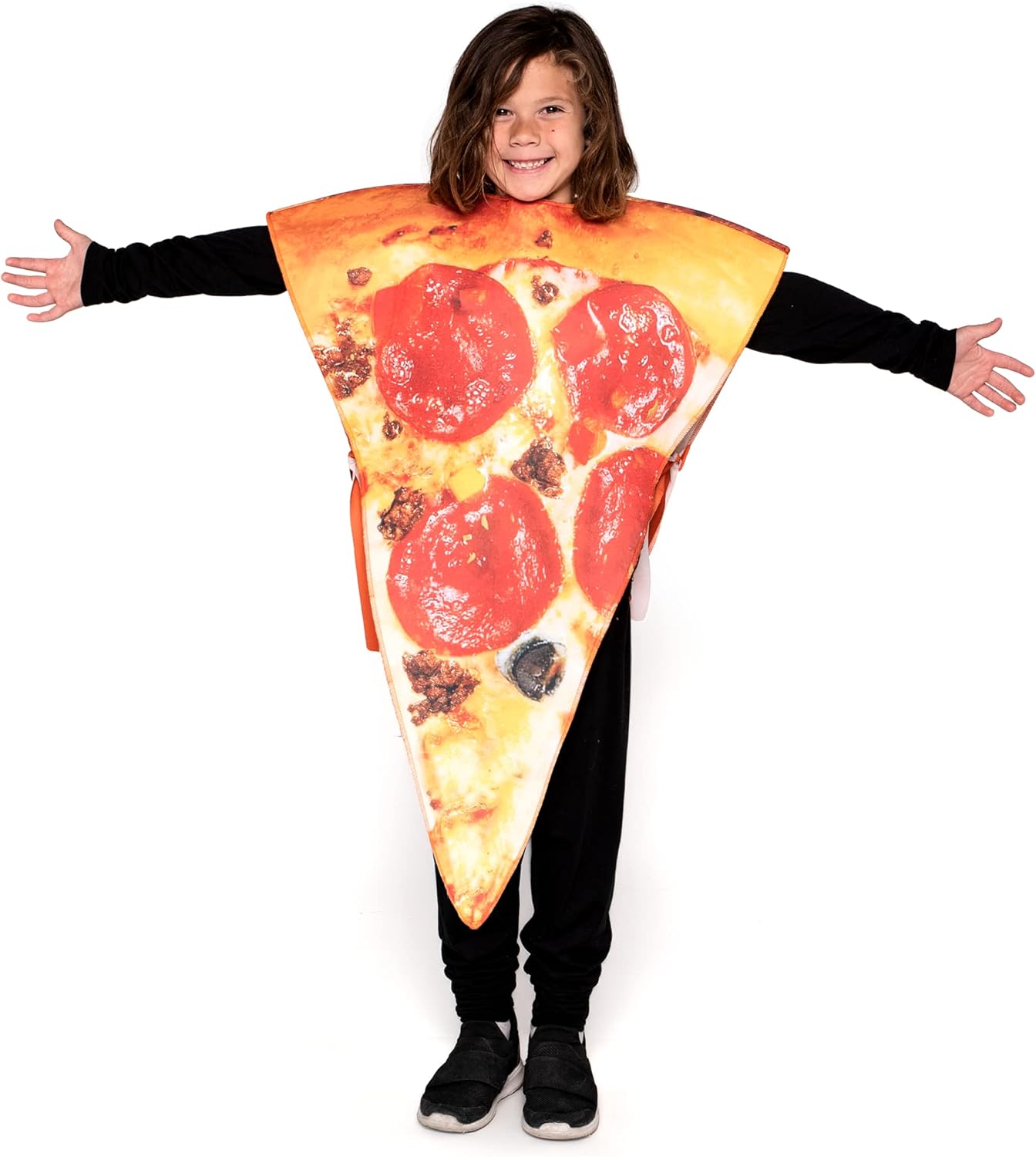 Spooktacular Creations Halloween Pizza Slice Costume for Kids Spooktacular Food Fun