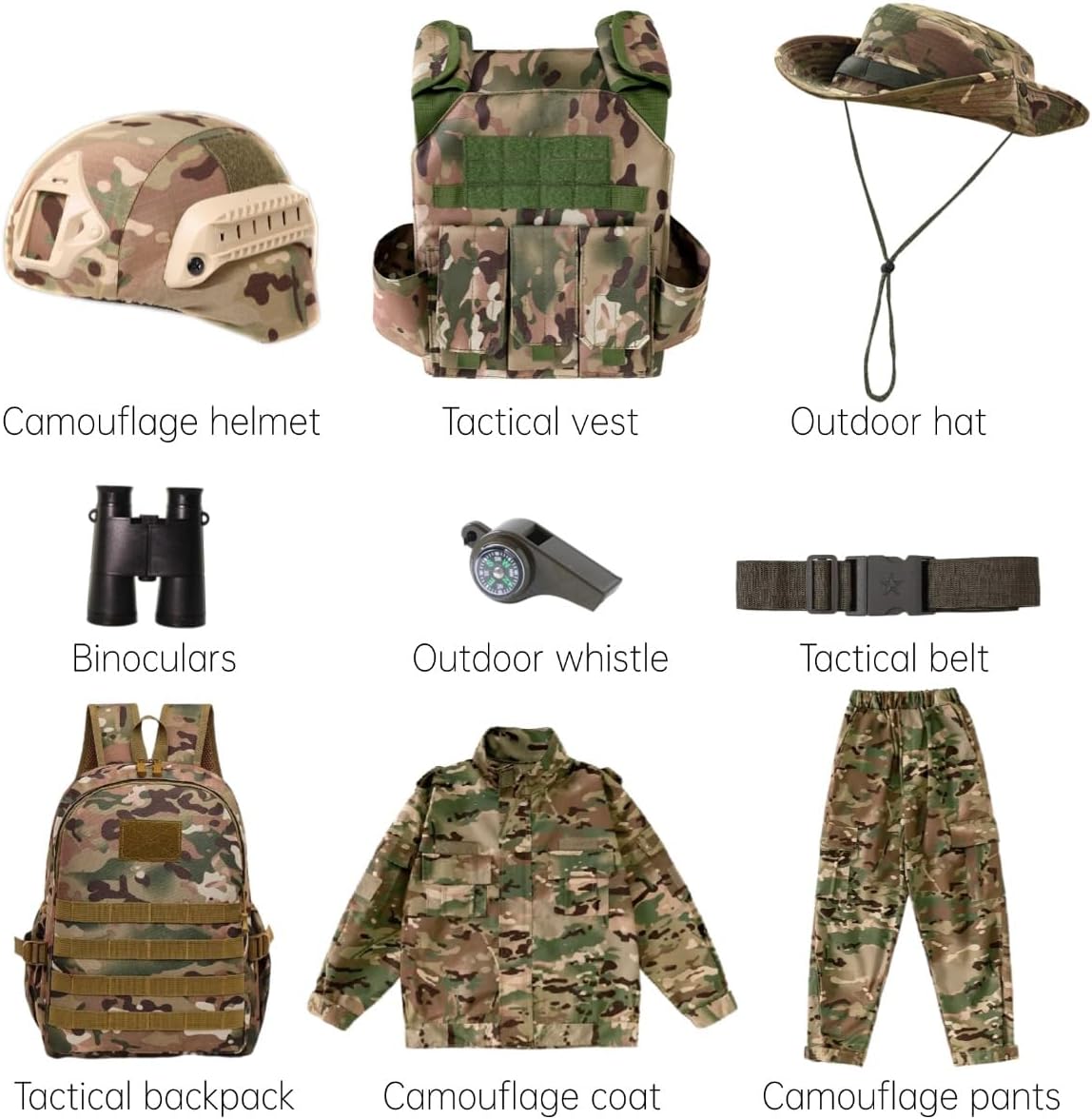 Klocerg Camouflage Soldier Costume