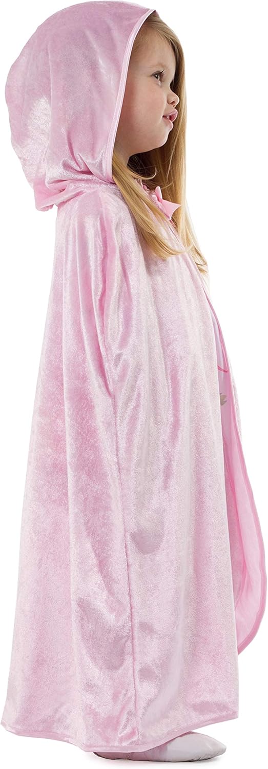Little Adventures Traditional Pink Cloak for Girls - SM 1-5 Yrs