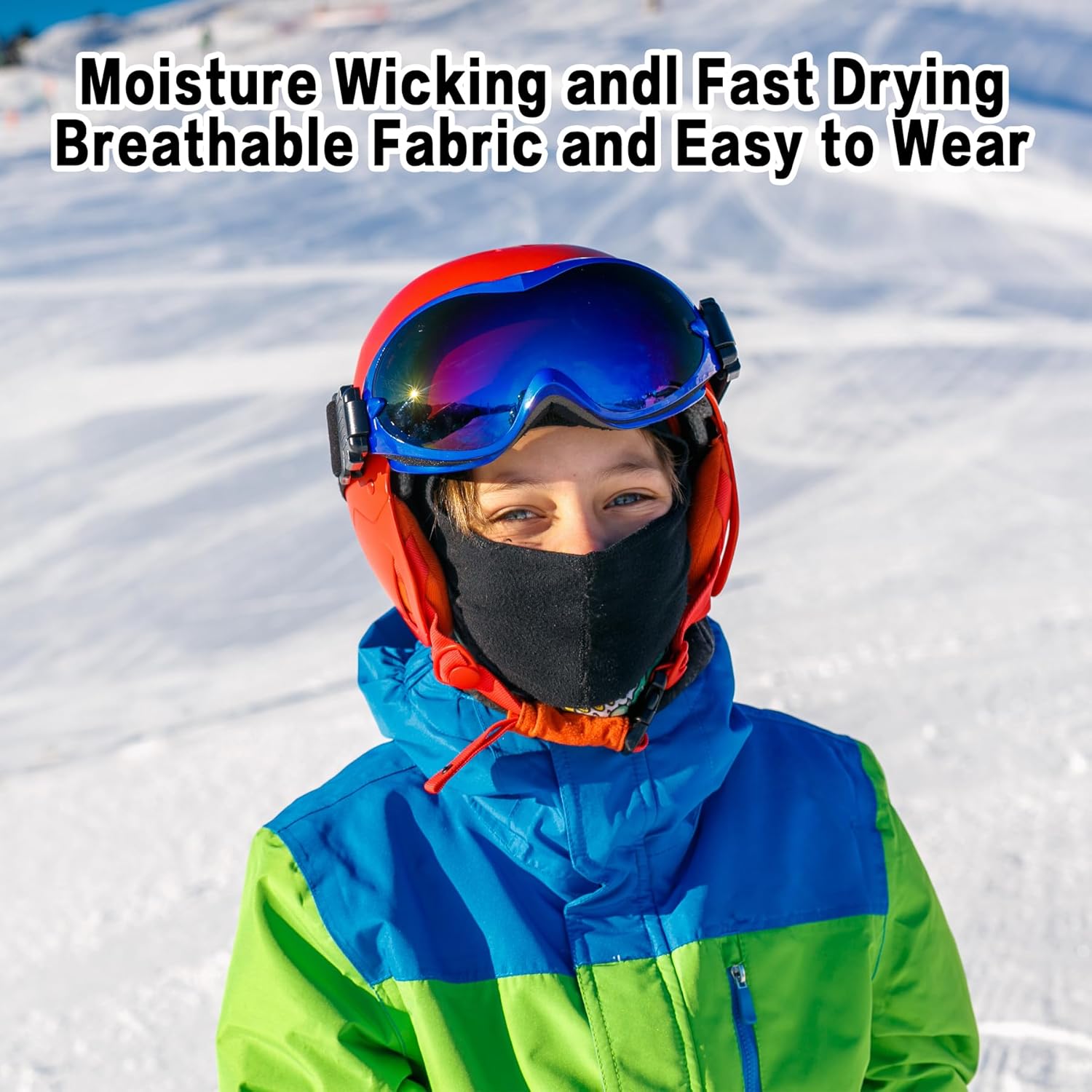 Jastore Ski Mask for Kids Warm Multi-Use