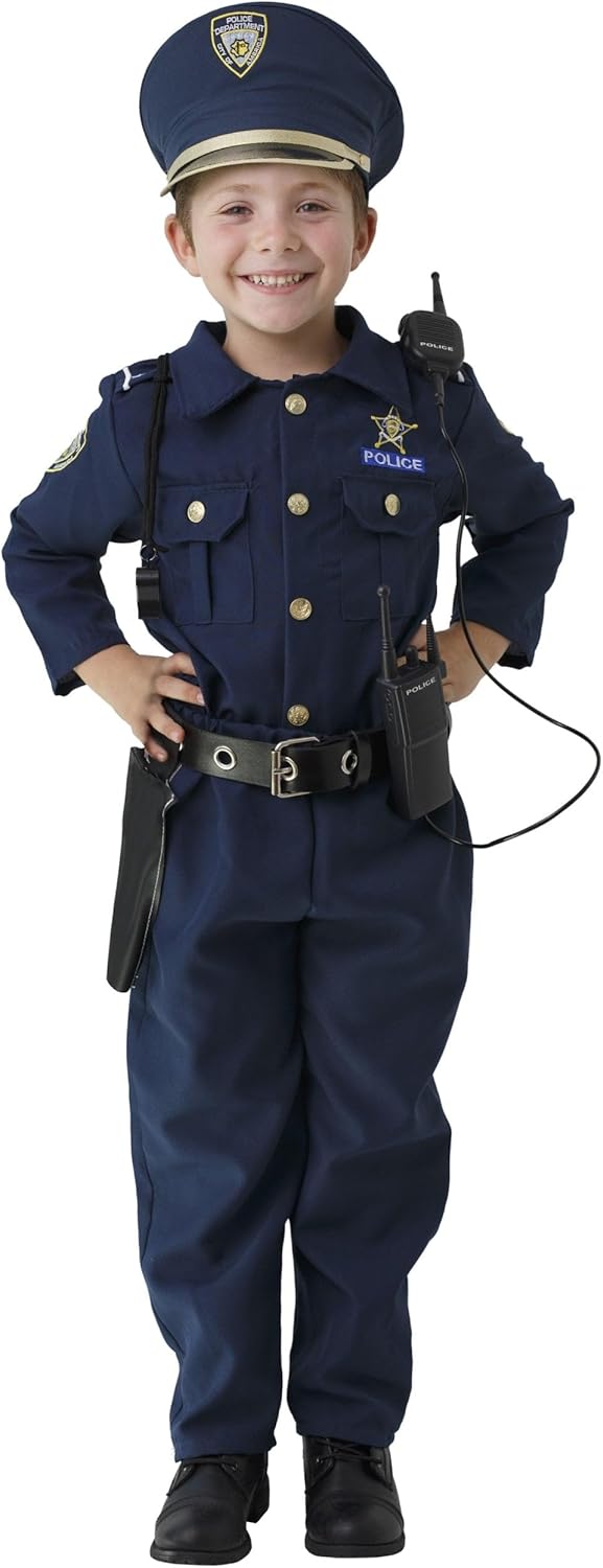 Dress Up America Police Costume for Kids Realistic CopUniform
