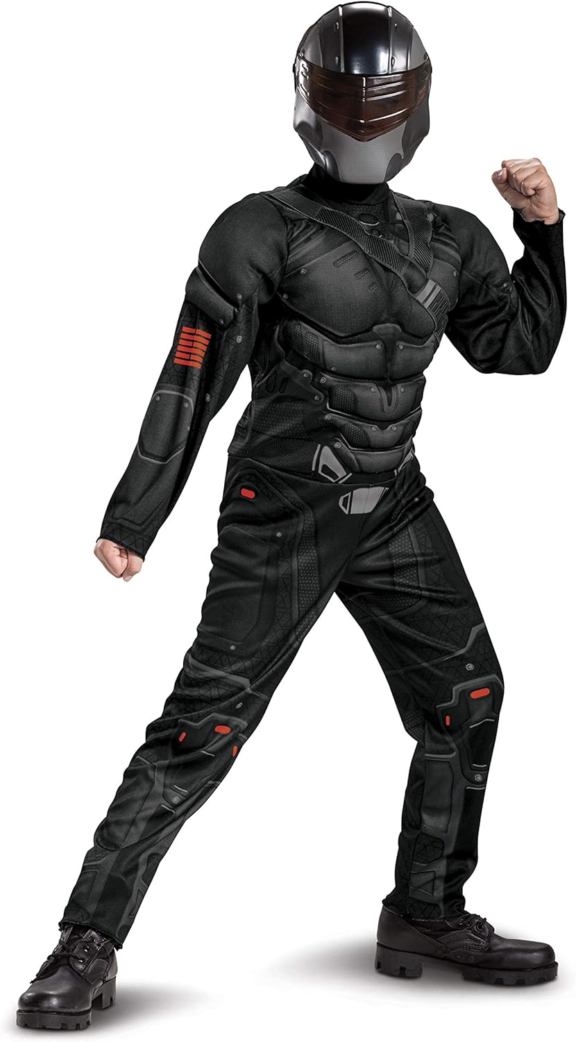 HD Disguise Snake Eyes Costume for Kids Officially Licensed