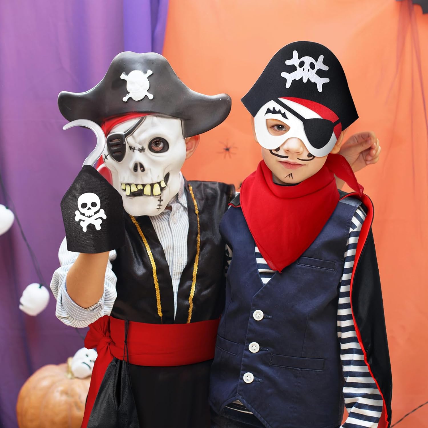 Bencailor Pirate Costume 6 Pcs Kids Boy Costume
