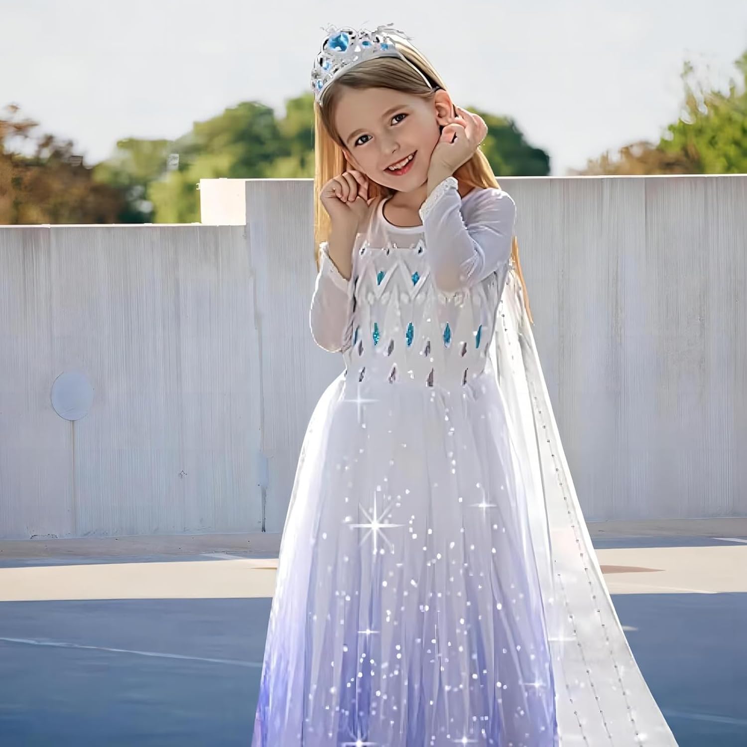 Classy Princess Dress with Accessories